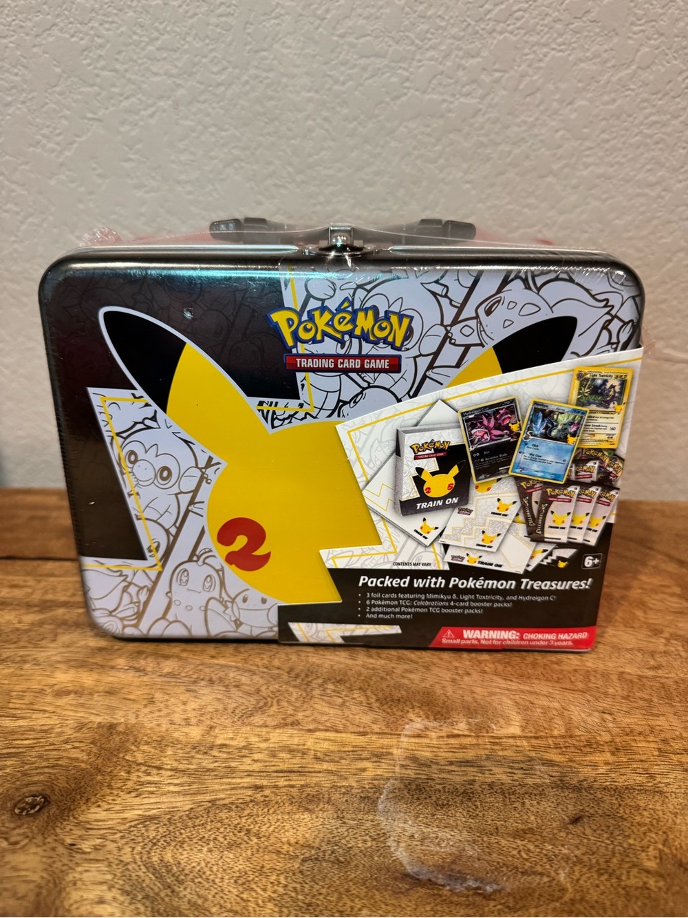 Pokémon Trading Card Game Pikachu Tin - Yellow & Black